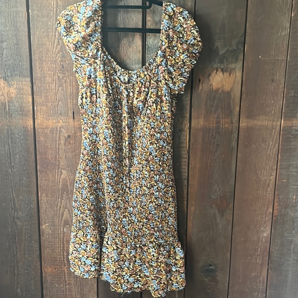 Target wild fable ruched dress (L)